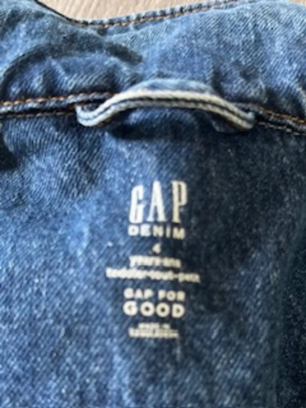 🧡3/15 GAP Denim Gap For Good Kids Unisex Boys Girls 4